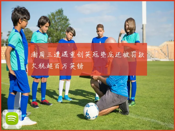 谢周三遭遇重创英冠垫底还被罚款欠税超百万英镑